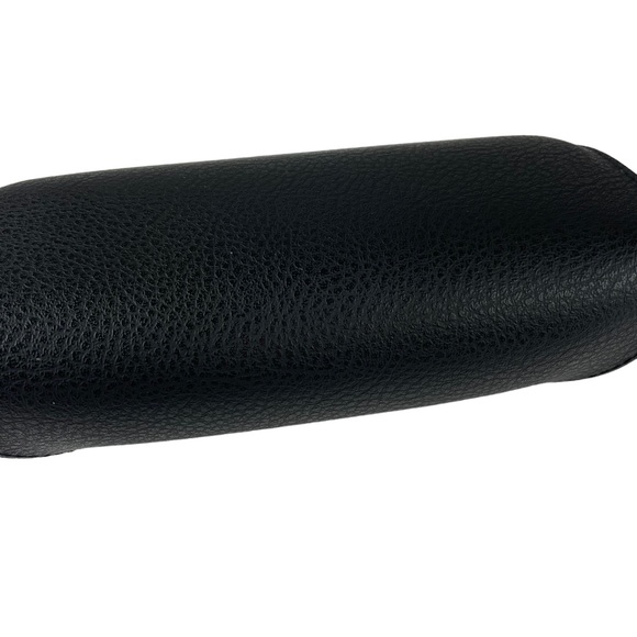 Ray-Ban Sunglasses Eyeglasses Black Soft Leather Case Gold Logo Snap Close Clean - Picture 16 of 16